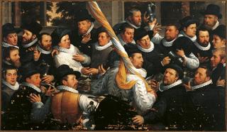 Banquet of a platoon of the St. George Civic Guard, Haarlem