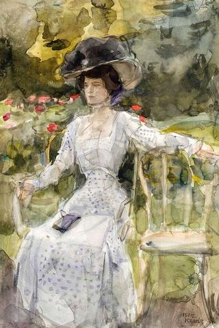 Lady in the Garden