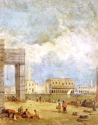 A View across to the Doges' Palace, Campanile, and St. Mark's Square