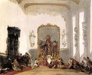 A Continental Church Interior