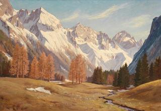 Early Spring in the Oythal near Obersdorf