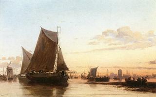 Shipping at Sunset