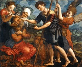 Tobias Restores his Father's Sight