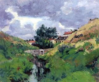 Landscape of Ile-de-France, the Marne