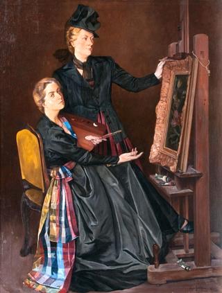 Two Women in the Artist's Studio