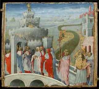 The Procession of Saint Gregory to the Castel Sant' Angelo