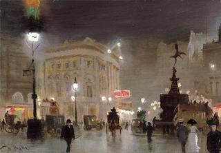Piccadilly Circus at Night