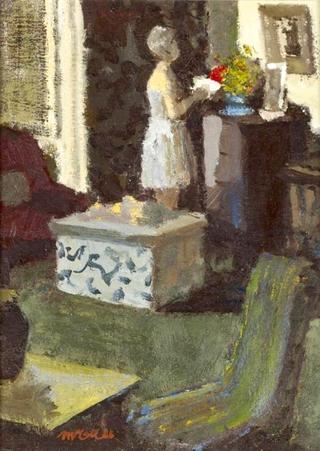 Arranging the flowers