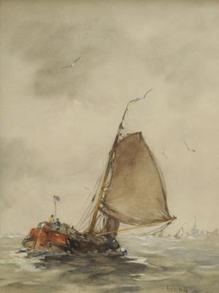 Sailing Barge on the Zuiderzee