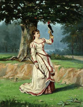 Lady with a Falcon