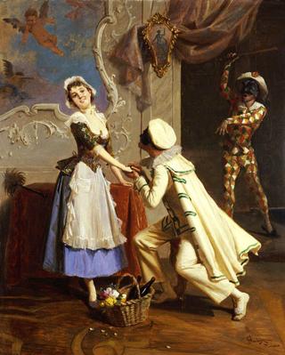 Pierrot and Colombine