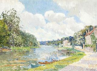 View of the Meuse River
