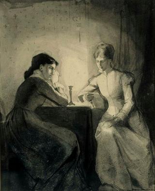 Study for 'Christmas Eve'