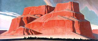 Red Butte with Mountain Men