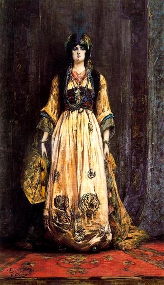 Costume pour une fete orientale