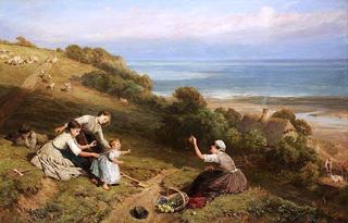 Landscape: The Girl with the Orange