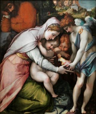 The Holy Family with a Parrot