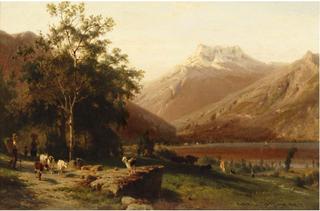 Goat Herder in the Alps
