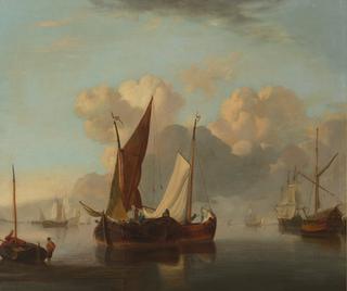 Fishing Fleet in a Harbor
