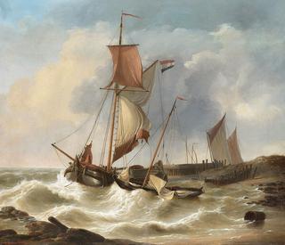 Boats in a stiff breeze