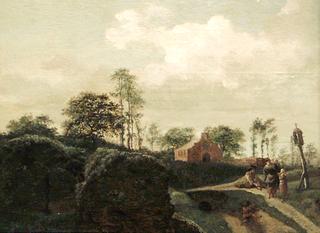 Landscape with Peasants in front of an Oratory