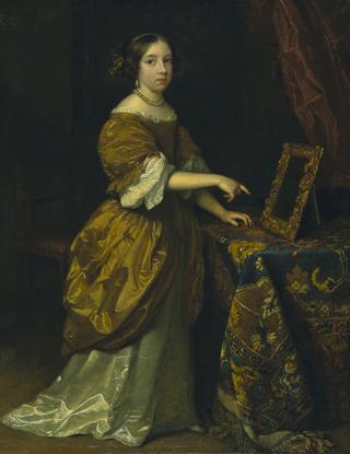 Girl Standing before a Mirror