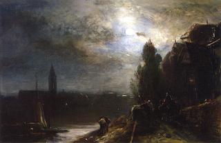 The Effect of Moonlite on The Scheldt