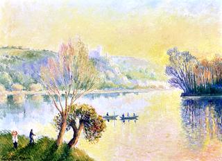 Line Fishermen, Les Andelys - Sunrise