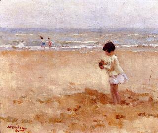 Little Girl on the Beach