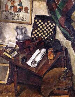 Still Life with Violin