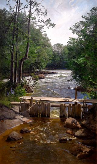 Summer Landscape with a Stream