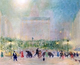 Summer Evening, The Plaza, New York City