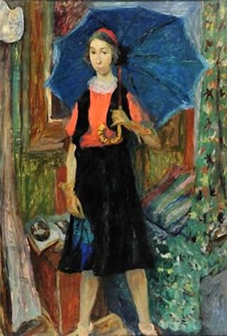 Woman with Umbrella