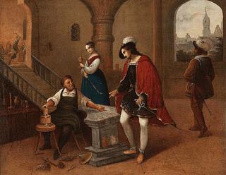 Scene from 'Käthchen of Heilbronn'