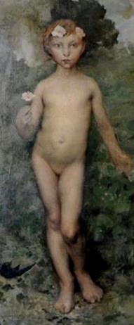 Jeune fille à la rose