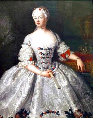 Portrait of the Queen of Prussia Elisabeth Christine of Brunswick-Bevern