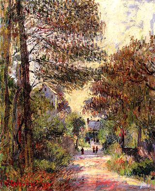 Entrance to the Village in Autumn