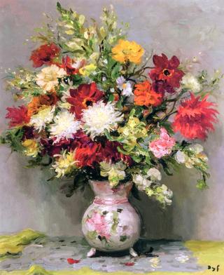 Dahlias and Snap Dragons