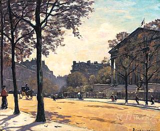 View of Paris with Madeline