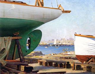 Spring on the Ways, Rye, New York