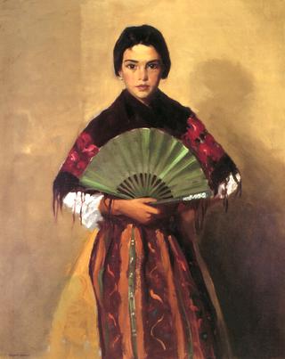 绿色扇子