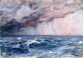 Caribbean Sea During a Thunderstorm