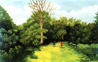 Little Girls in a Clearing
