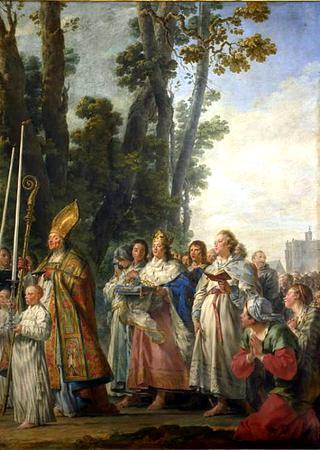 Saint Louis Carrying the Crown of Thorns