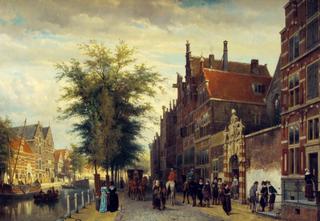 The Atheneum on the Oudezijds Voorburgwal in Amsterdam