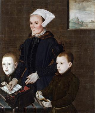艾丽丝·巴纳姆和她的儿子马丁、史蒂文