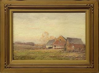 Barns at Sunset