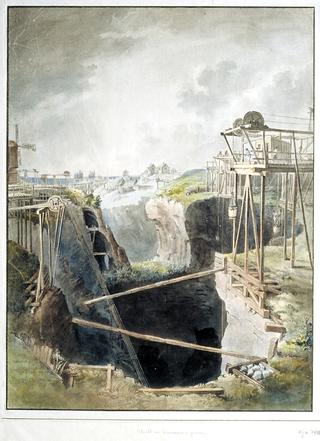 Dannemora mine with the open pit
