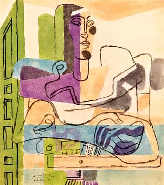 The Guardian Angel of the Home (study)