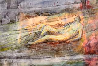 Reclining Nude in Landscape